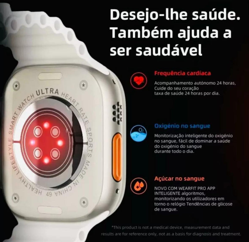 RELÓGIO SMARTWATCH SERIE 9 ULTRA - GPS - NFC