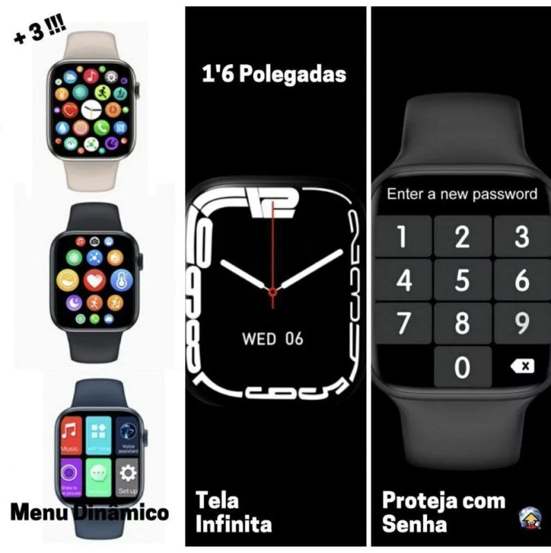 RELÓGIO SMARTWATCH WATCH 7